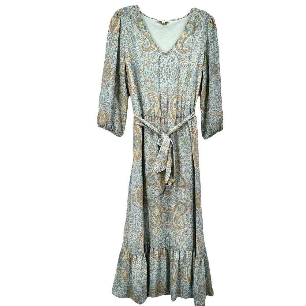 Jane & Delancey Maxi Tiered Paisley Lightweight Flowy Cottage Fairy Size Medium‎